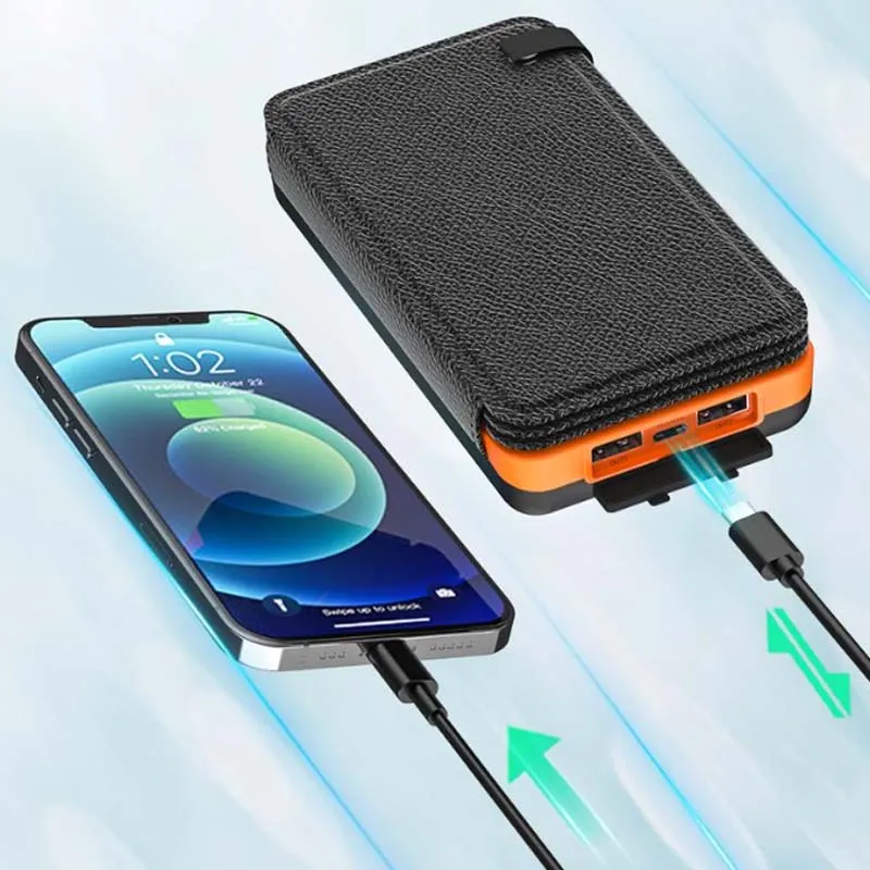 25000mAh high-performance solar power bank – quick charge