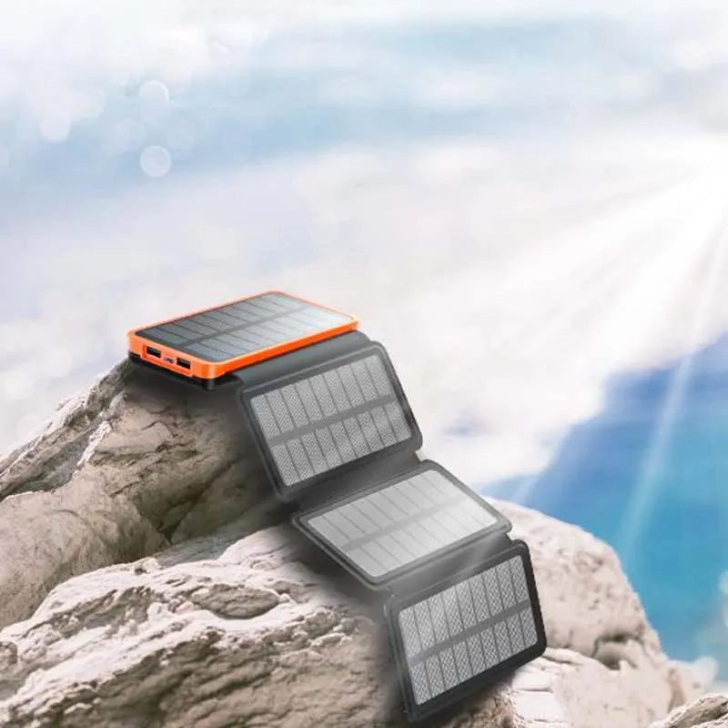 25000mAh high-performance solar power bank – quick charge