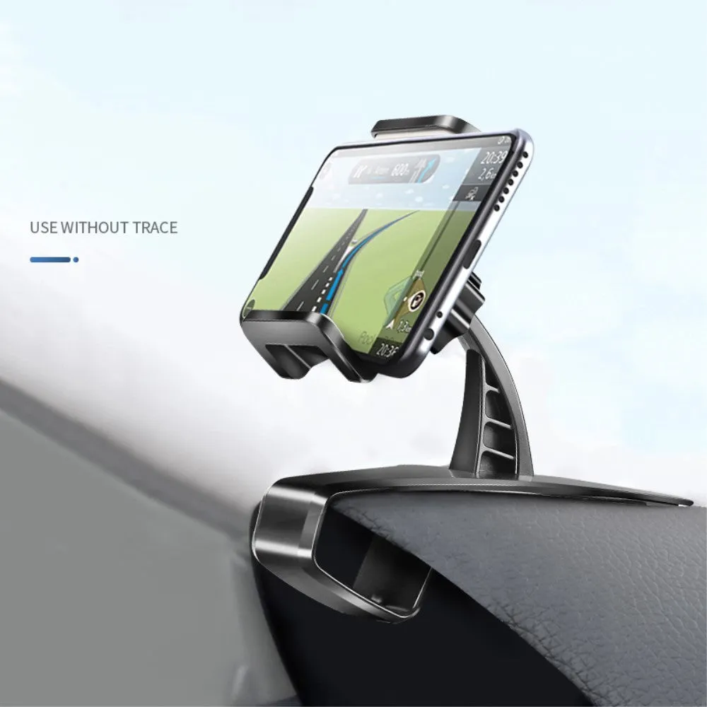 3 in 1 Car GPS Smartphone Holder: Dashboard / Visor Clamp   AC Grid Clip for Zopo Speed 7C (2016) - Black
