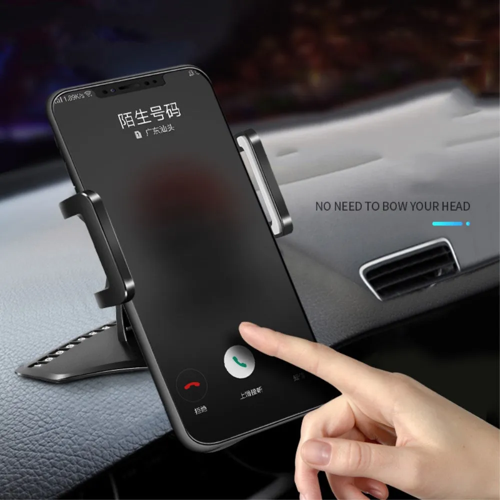 3 in 1 Car GPS Smartphone Holder: Dashboard / Visor Clamp   AC Grid Clip for Zopo Speed 7C (2016) - Black