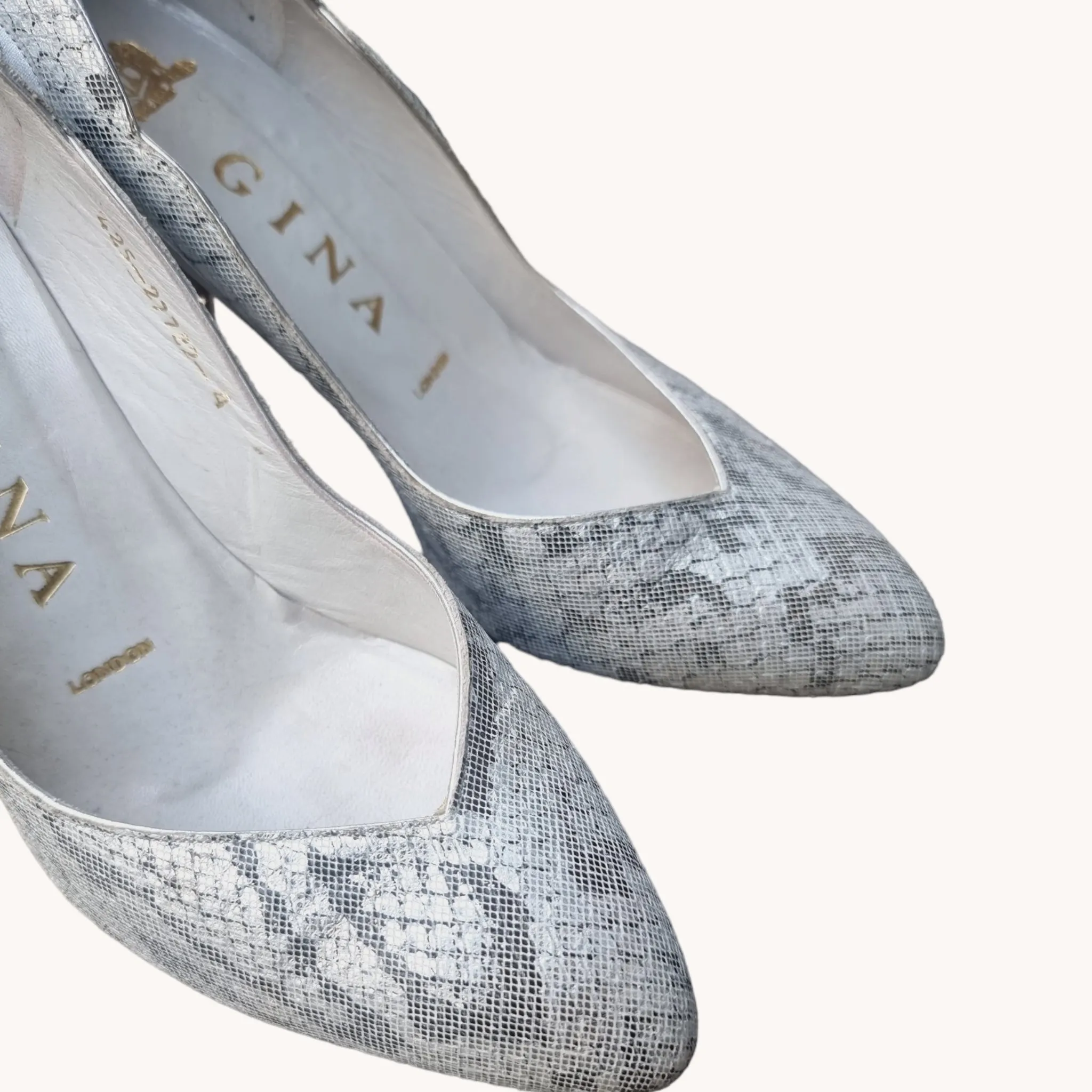 80s Silver Gina Shoes 4