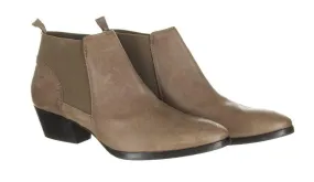 Aquatalia Fionna Sport Leather Bootie Ankle Boots Womens Short Boots Size 10 Tan