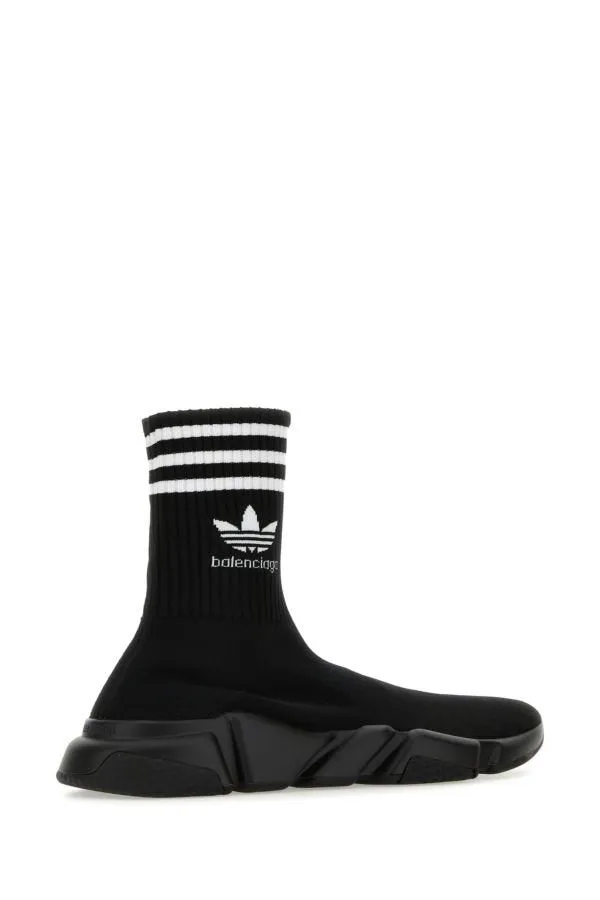 BALENCIAGA | Black tech knit Speed sneakers