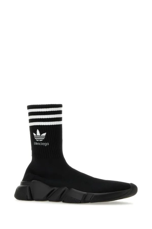 BALENCIAGA | Black tech knit Speed sneakers