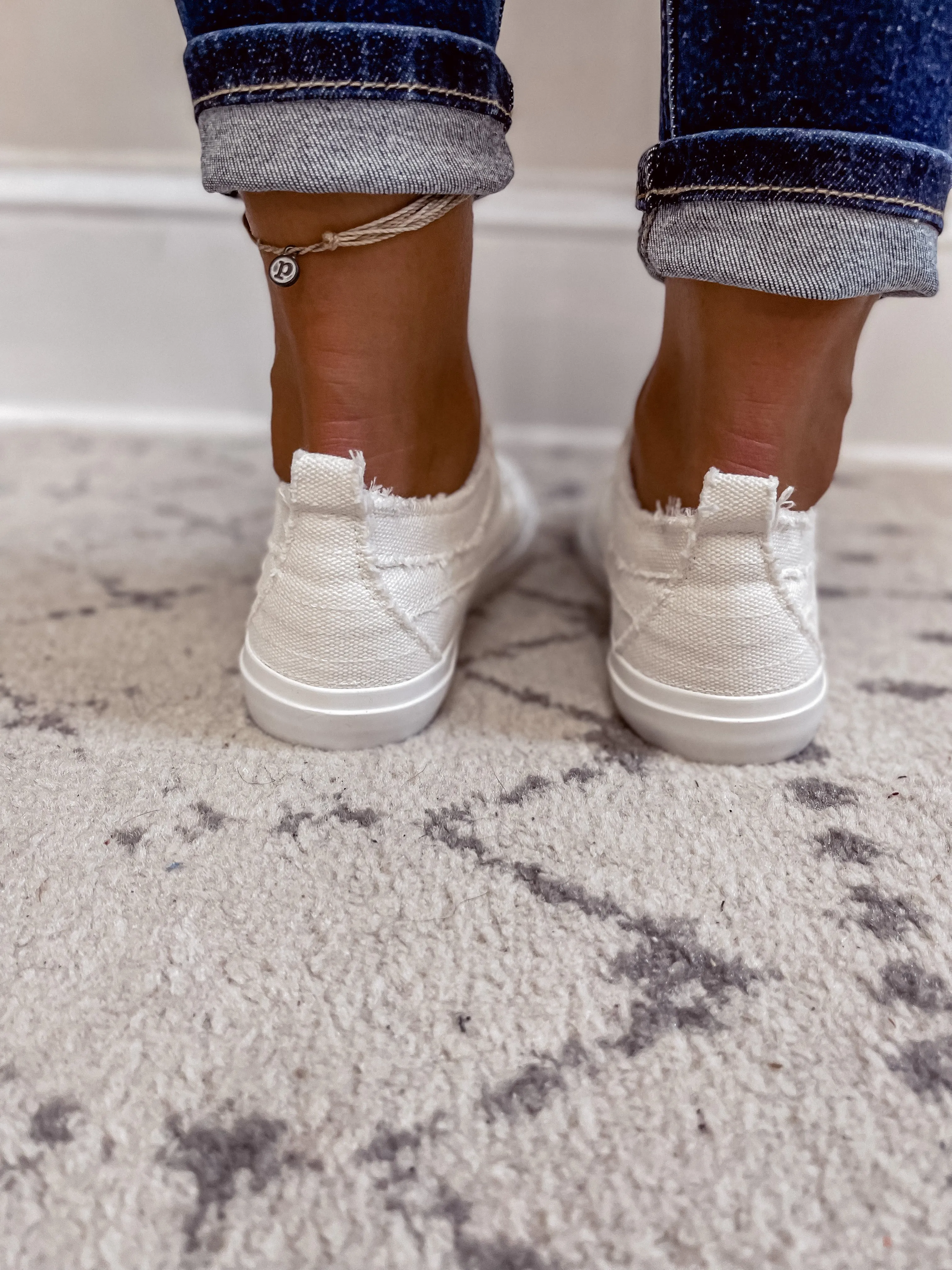 Corkys White Babalu Sneaker