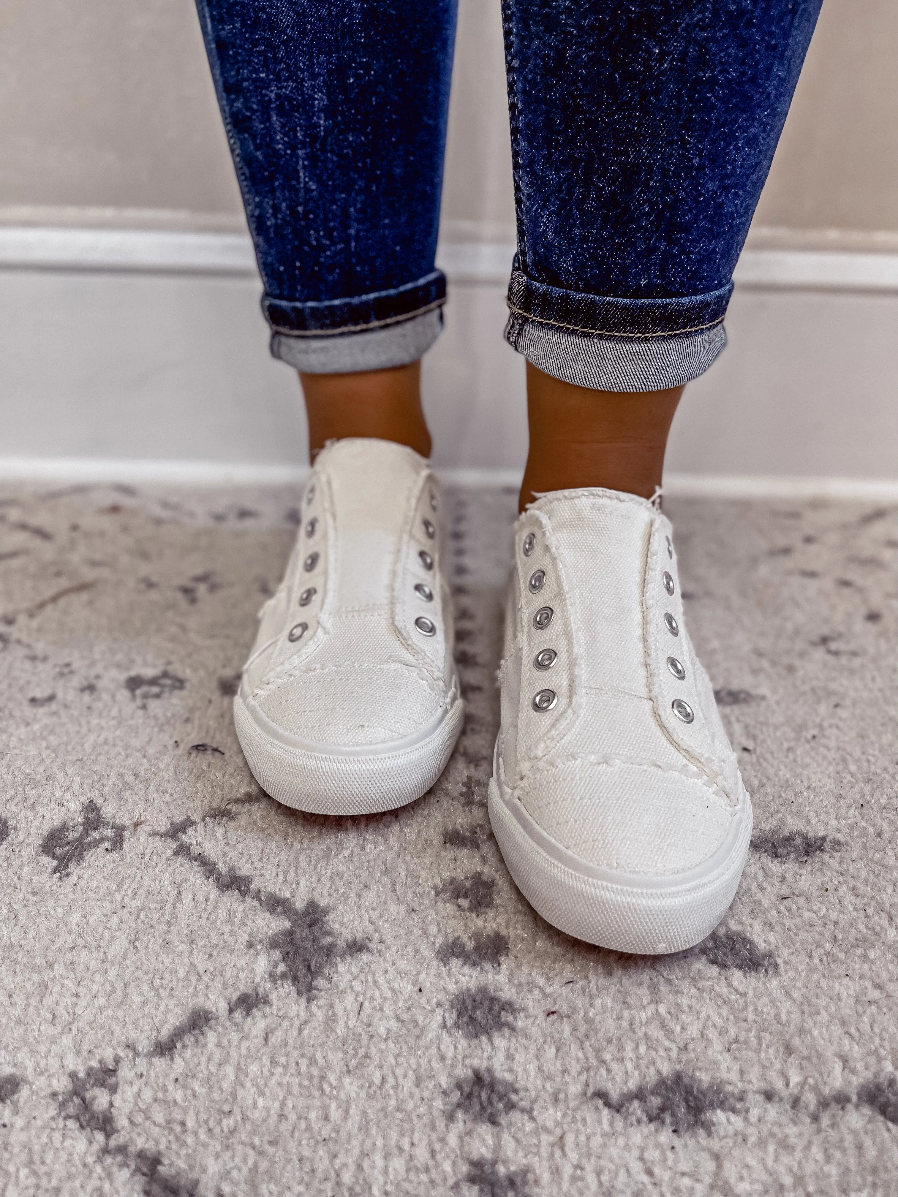 Corkys White Babalu Sneaker