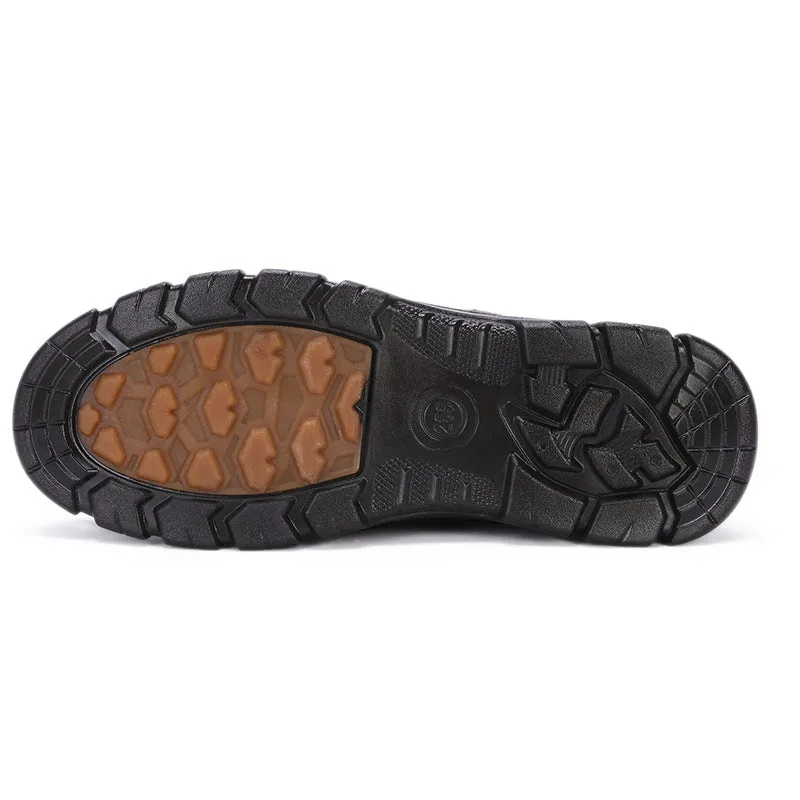 Cuzcare Orthopedic Snow Boots For Men Velvet Warm Ankle Shoes