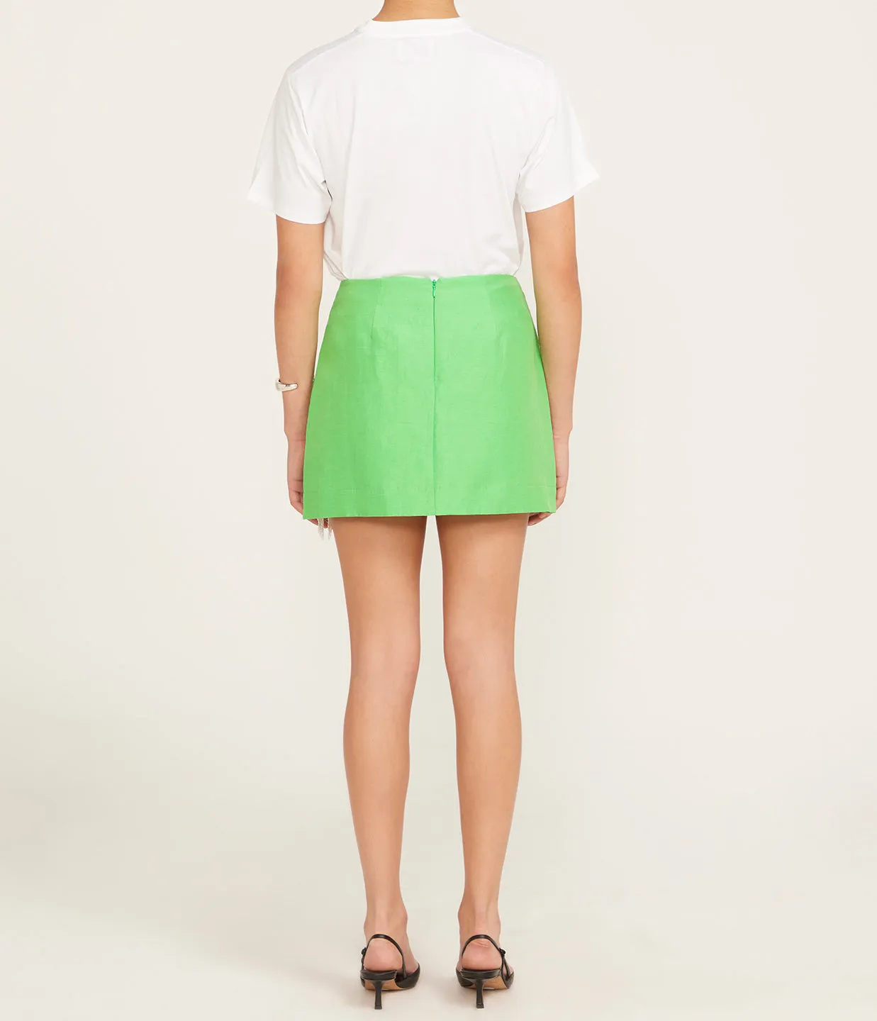 Dazzle Mini Skirt in Green