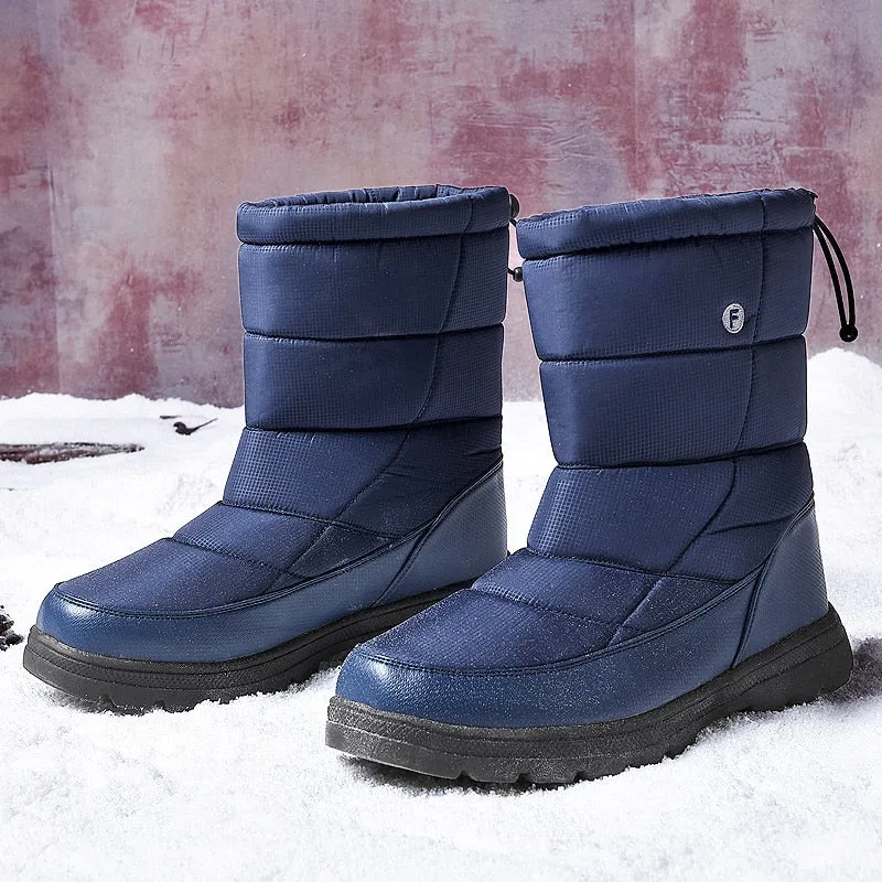 Men Winter Boots Solid J90