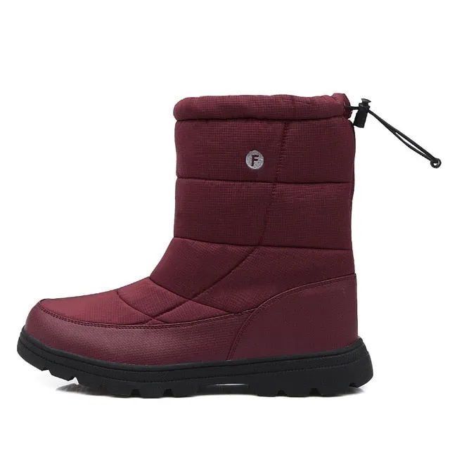 Men Winter Boots Solid J90