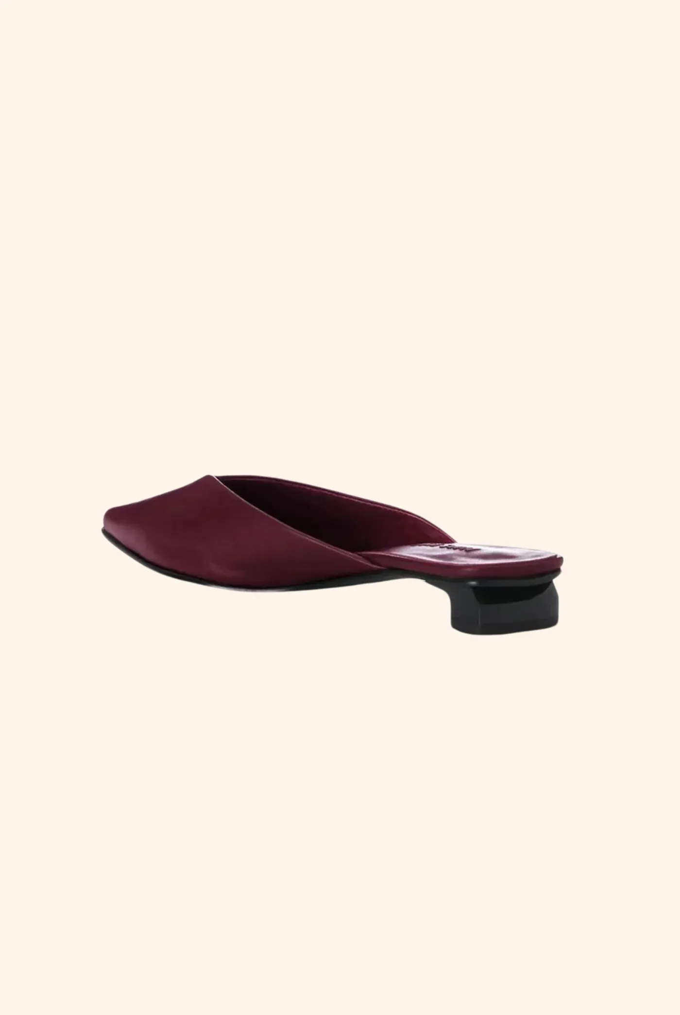Polly Burgandy Leather
