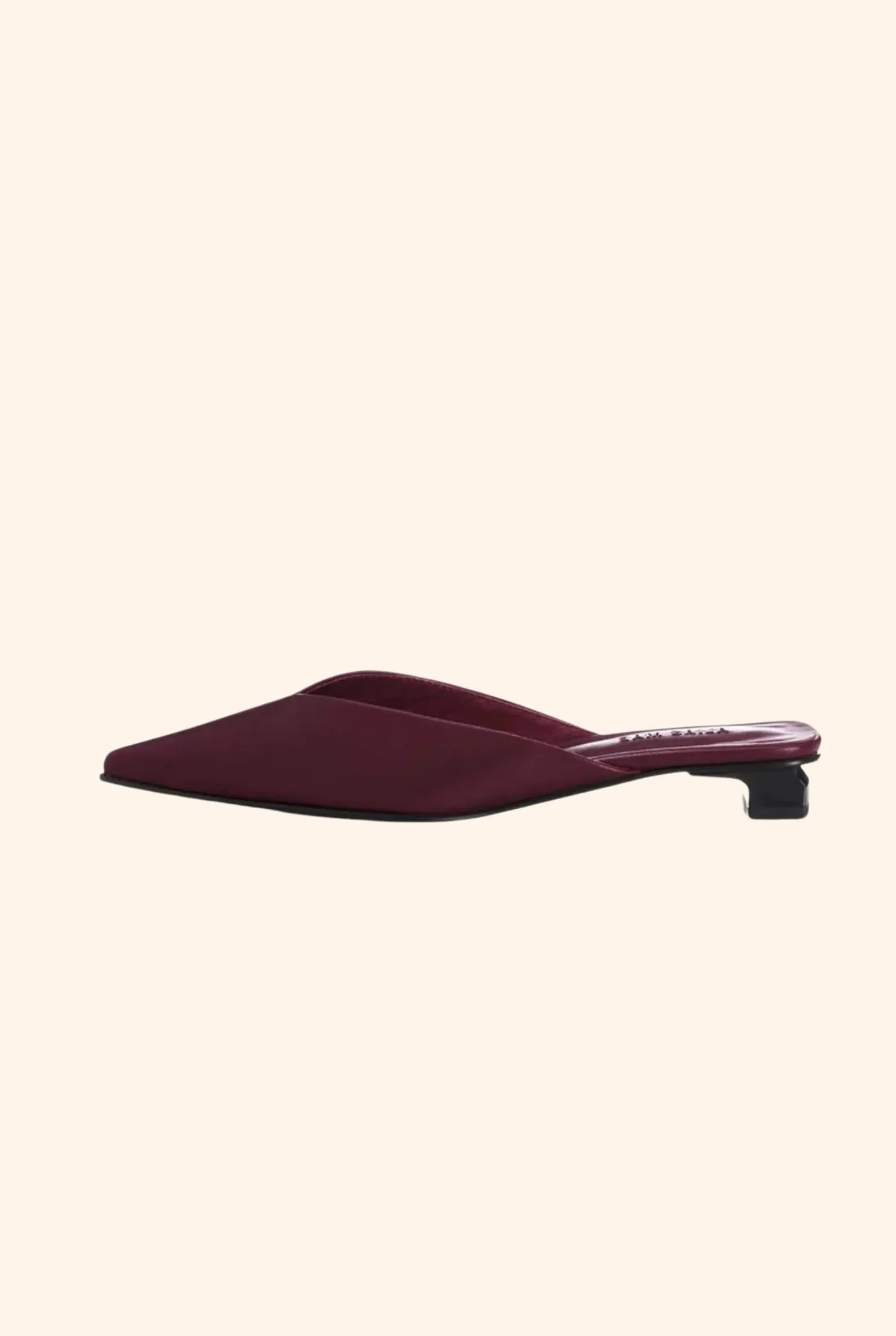 Polly Burgandy Leather