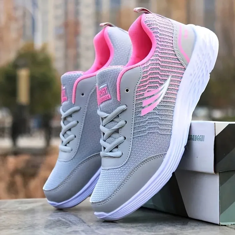 Women's Shoes Casual Sports Trainers Fashion Breathable Flat Bottom Running